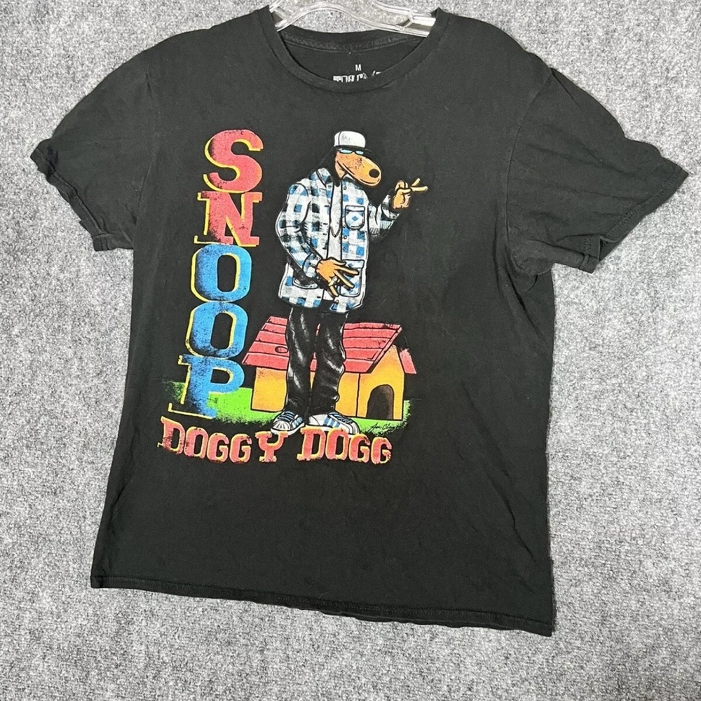 Joe Cool T-Shirt Men's Sz M Black Tha Dog Collection Snoop Dogg Round Neck
